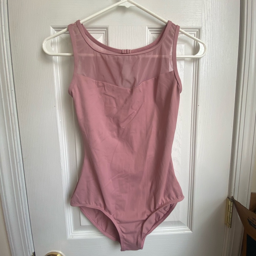 pink dance leotard